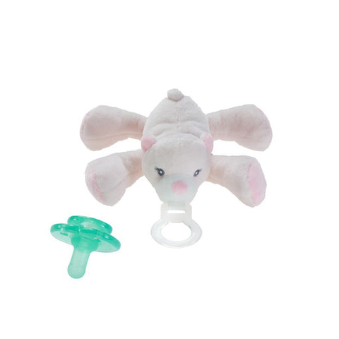 Nookums Paci-Plushies Shakies - Baby the Pink Bear