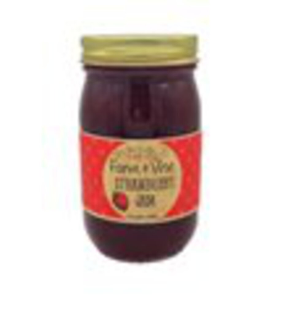 2409 Farm & Vine Strawberry Preserves 18oz