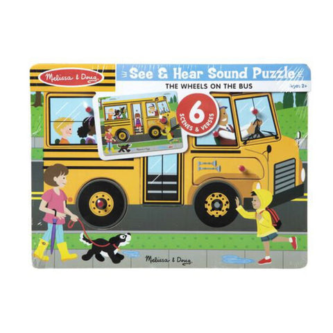 Melissa & Doug The Wheels on the Bus Sound Puzzle