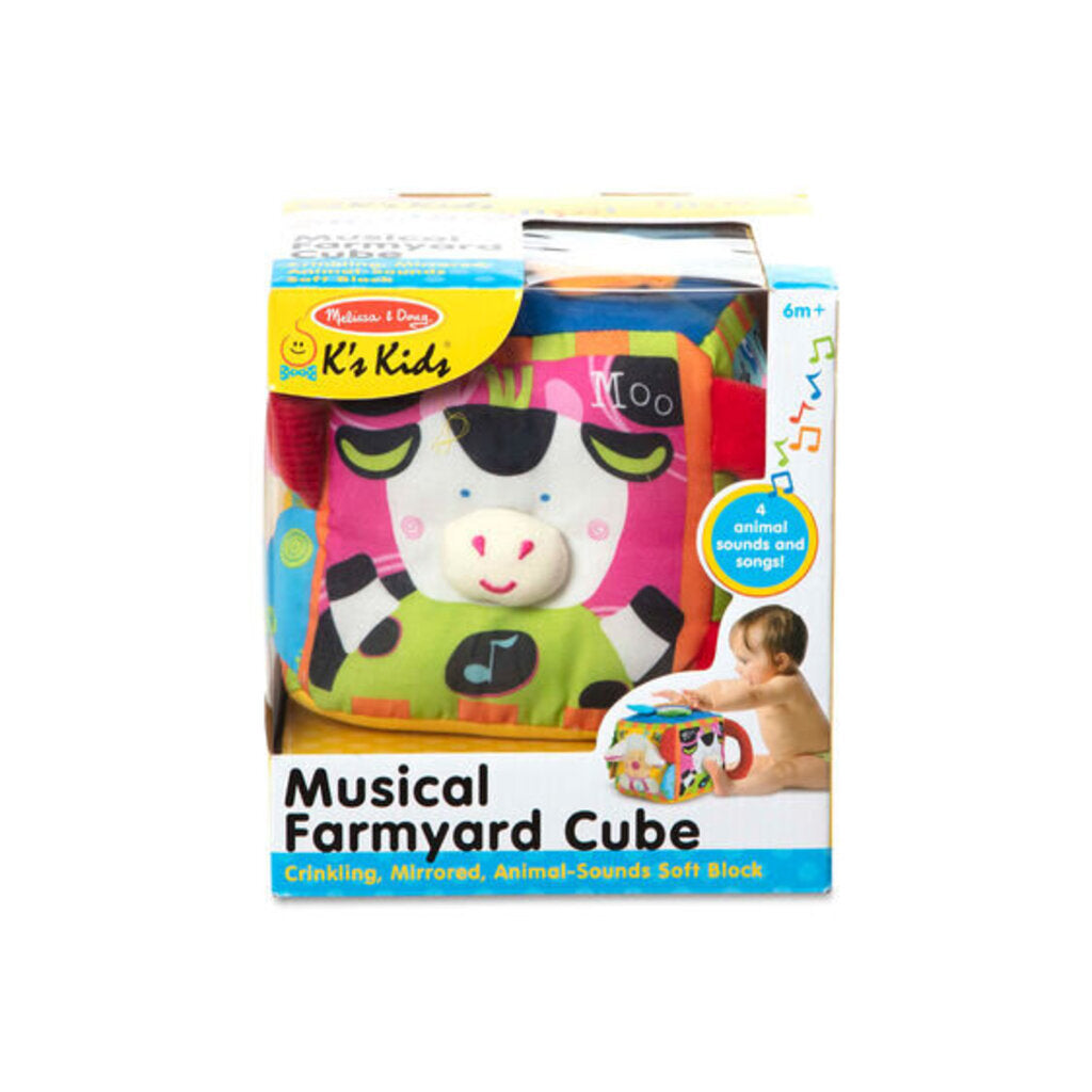 Melissa & Doug Musical Farmyard Cube