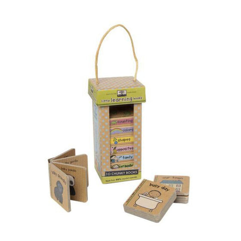 Melissa & Doug Natural Play Book Tower: Little Learning Books