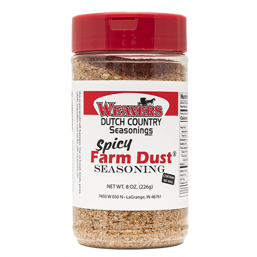 Weavers Dutch Country Spicy Farm Dust Seasoning 8oz