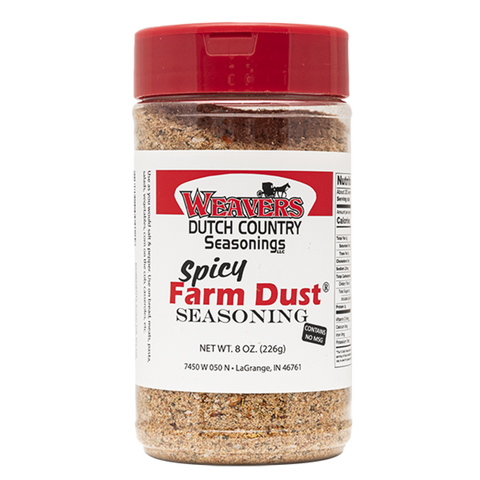 Weavers Dutch Country Spicy Farm Dust Seasoning 8oz