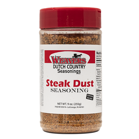 Weavers Dutch Country Steak Dust Seasoning 8oz