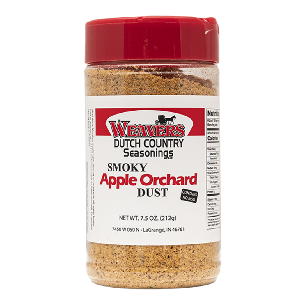 Weaver's Dutch Country Smoky Apple Orchard Dust Seasoning 7.5oz