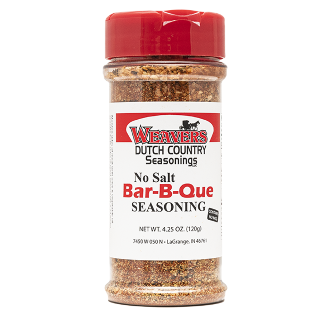 Weaver's Dutch Country No Salt Barbeque Seasoning 5oz.