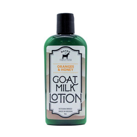 Bates Farm Goat Milk Lotion - Oranges & Honey 4 oz