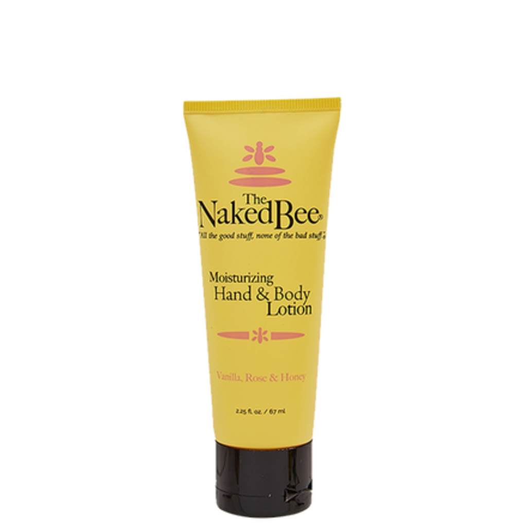 The Naked Bee - Vanilla, Rose & Honey Hand & Body Lotion 2.25oz