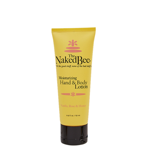 The Naked Bee - Vanilla, Rose & Honey Hand & Body Lotion 2.25oz