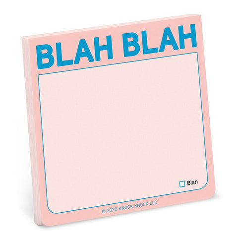 Sticky Note Refresh: Blah Blah