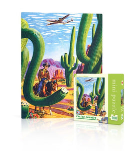 New York Puzzle Company - Cactus Country 100pc Mini Puzzle