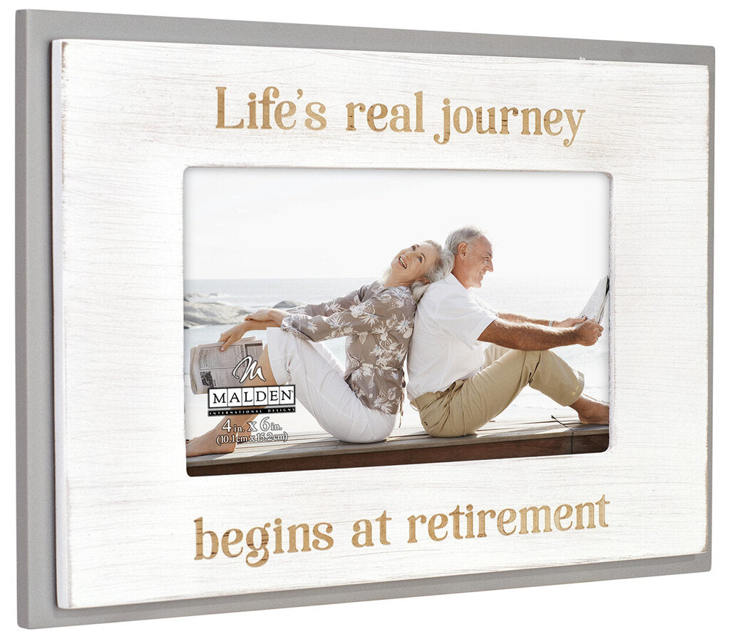 Malden International - Begins at Retirement 4"x6" Photo Frame