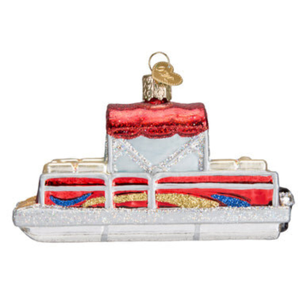 Old World Christmas - Pontoon Blown Glass Ornament