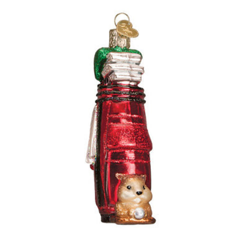 Old World Christmas - Golf Bag Blown Glass Ornament