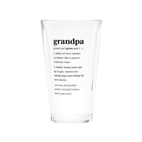 DEFINED Pint Glass - Grandpa