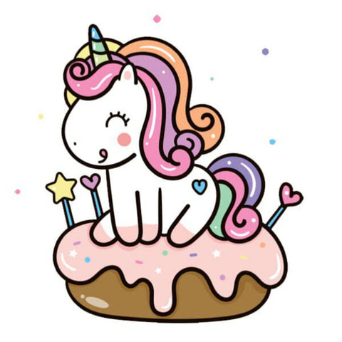 Vinyl Sticker - Unicorn Donut