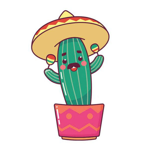 Vinyl Sticker - Happy Cactus