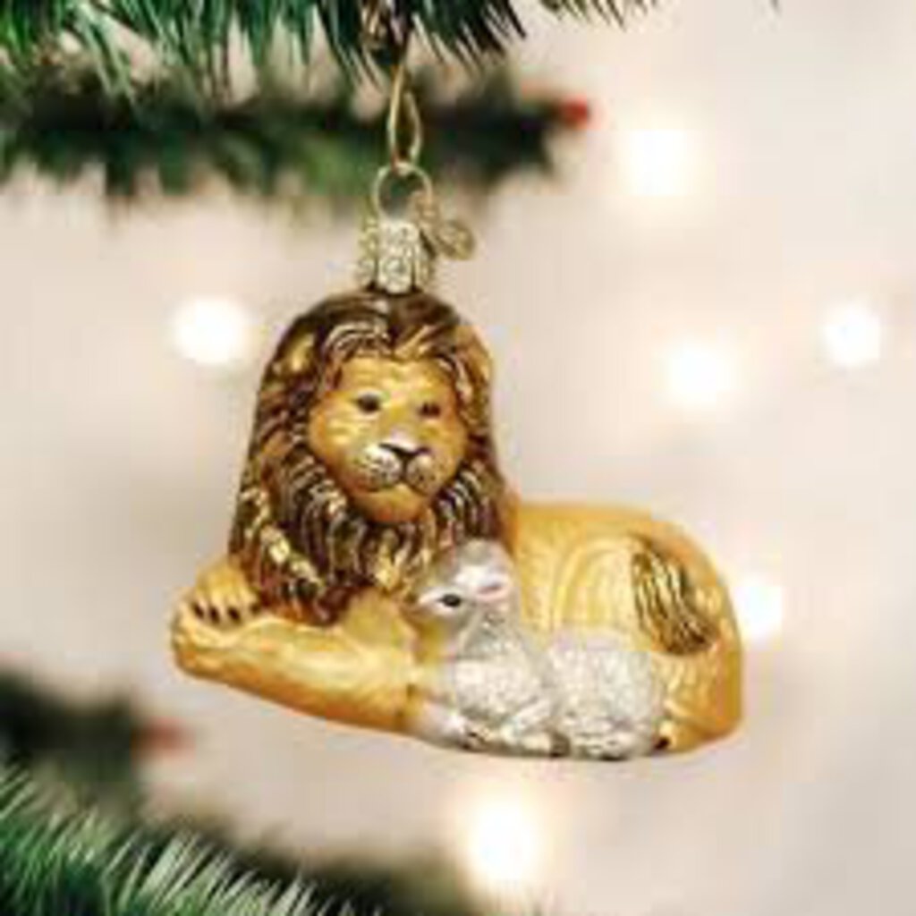 Old World Christmas - Lion & Lamb