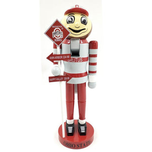 12" Brutus Ohio State Buckeyes Nutcracker OHB091