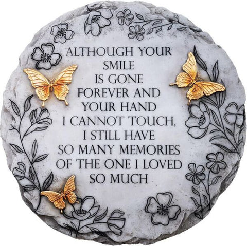 Bronze Butterflies Memorial Stepping Stone