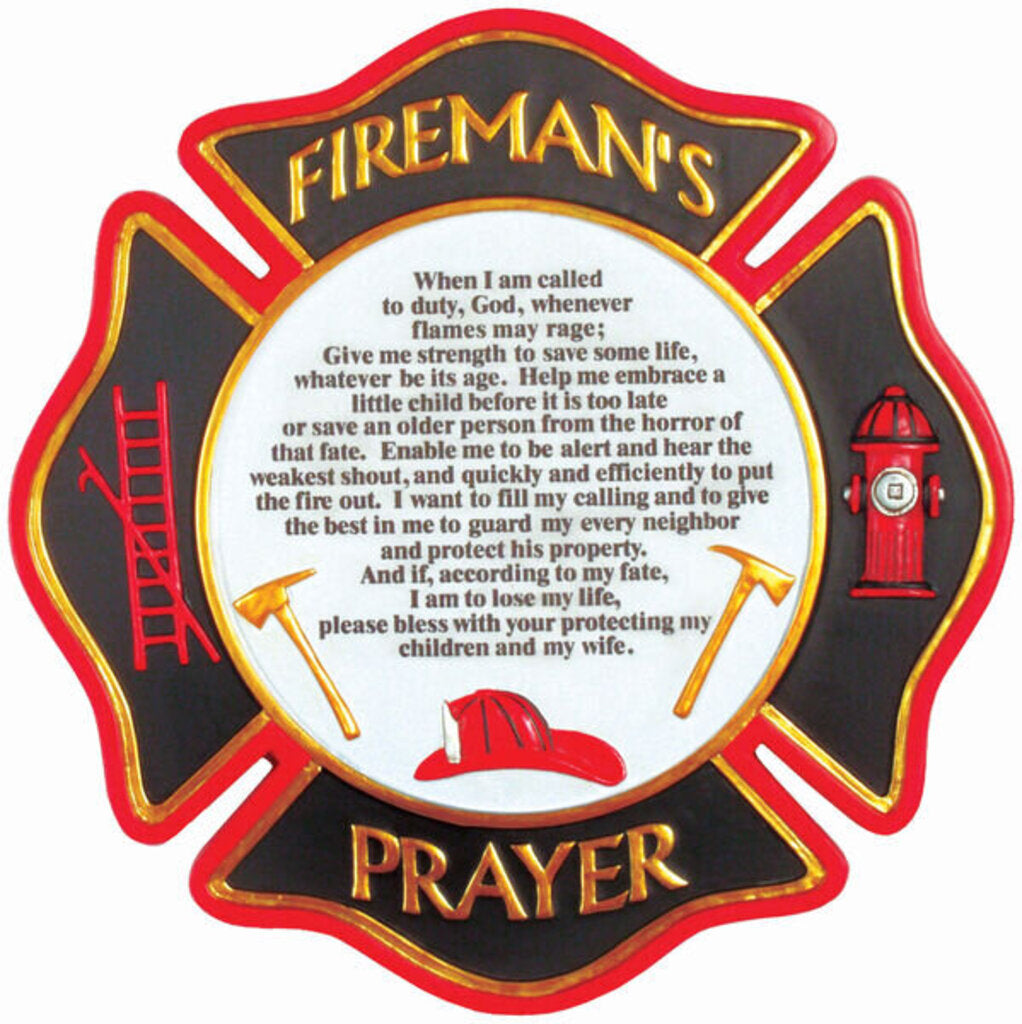 Firemans Prayer Stepping Stone