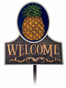 Pinapple Welcome Garden Stake