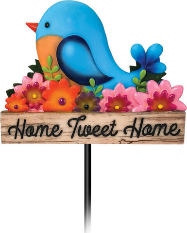 Home Tweet Home Bird Garden Stake