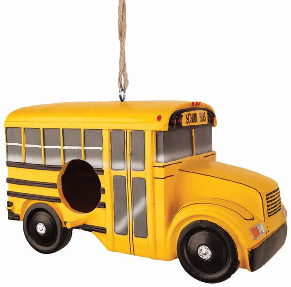 School Bus Bird House