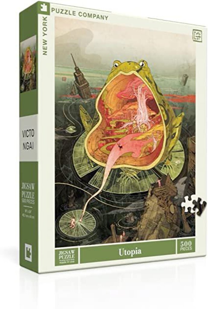 New York Puzzle Company - Victo Ngai Utopia - 500 Piece Jigsaw Puzzle