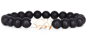 Fahlo Bracelet - Polar Bear (Lava Stone)