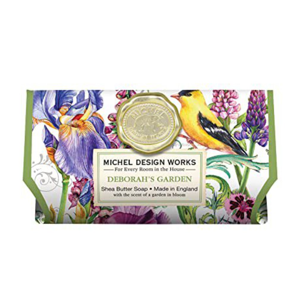 Michel Design Works Shea Butter Soap Bar - Deborah's Garden 8.7oz