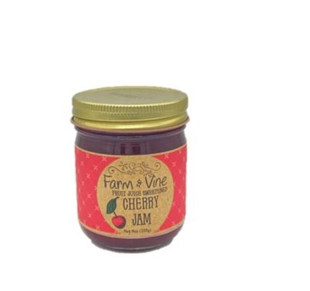 Farm & Vine Cherry Preserves 9.5oz - No Sugar Added