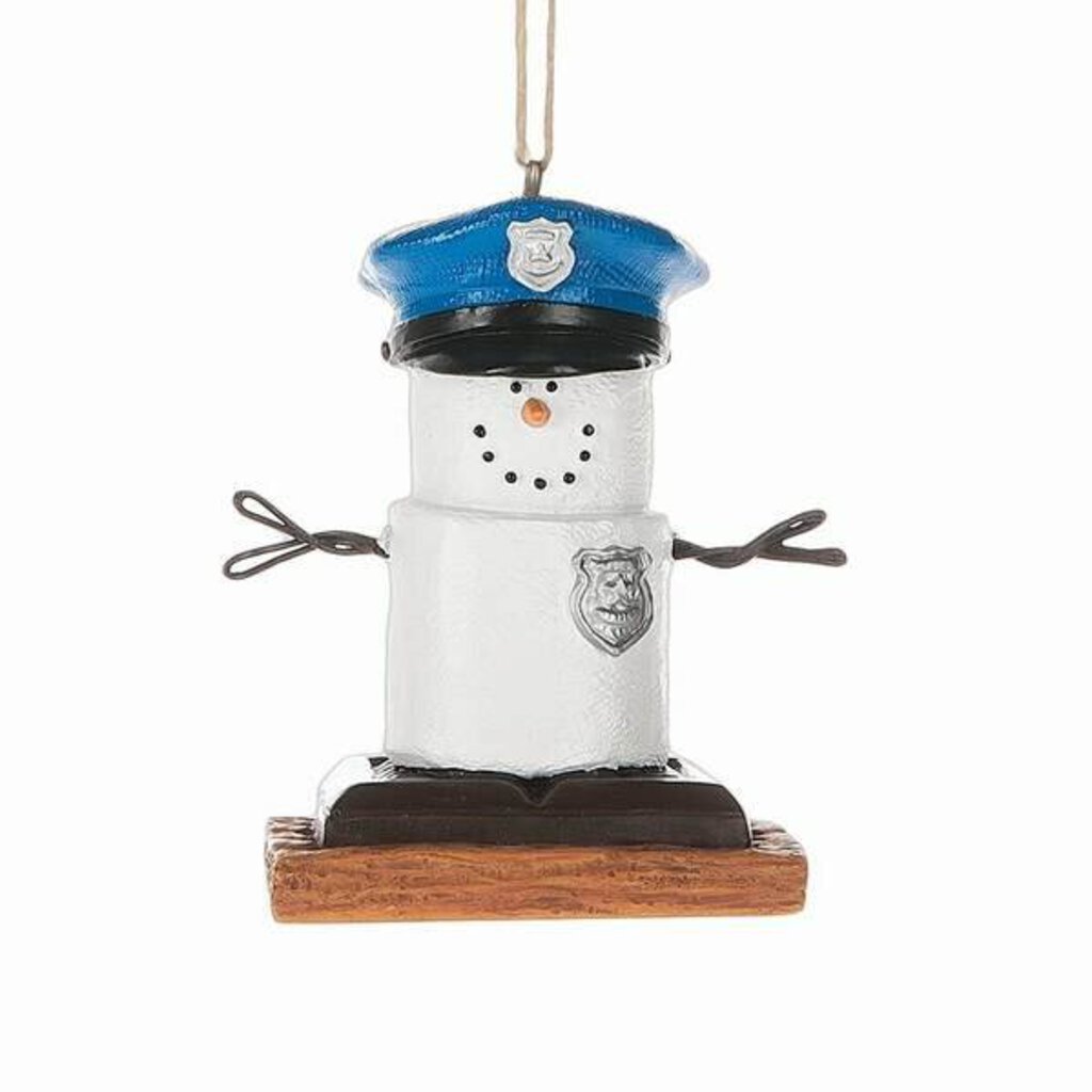 S'mores Ornament - Policeman