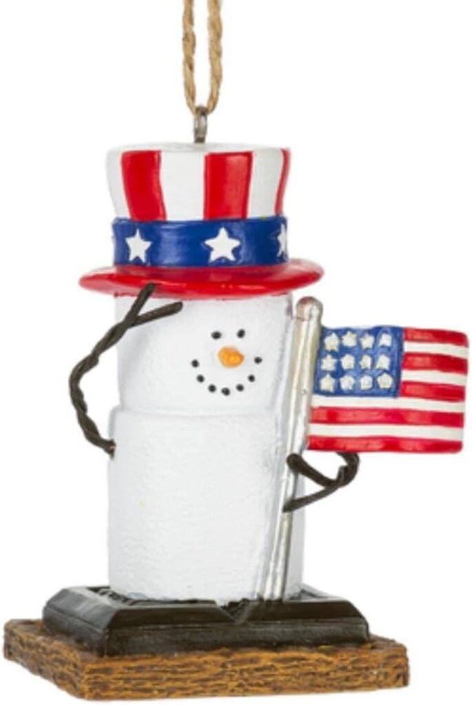 S'mores Ornament - Patriotic Flag