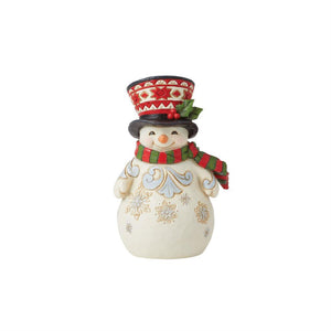 Jim Shore Snowman - Pint Sized "Fun & Frosty" 6012963