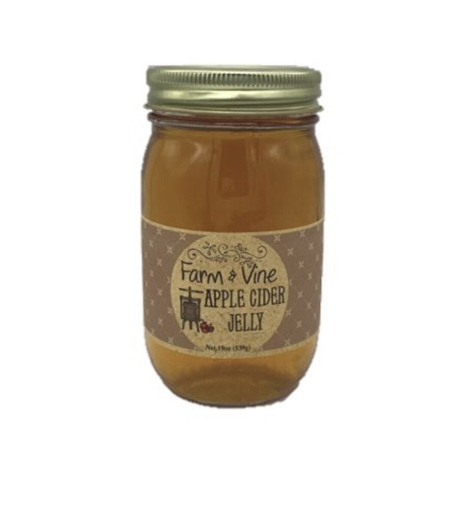 Farm & Vine Apple Cider Jelly 19oz