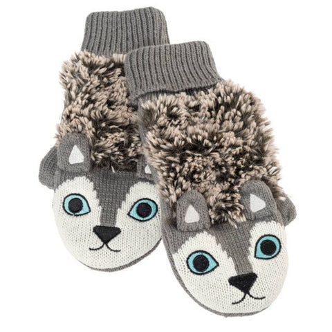 Critter Mittens - Husky