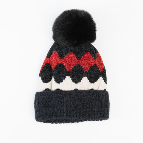 Winter Elena Chenille Pom Beanie