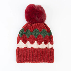 Winter Elena Chenille Pom Beanie