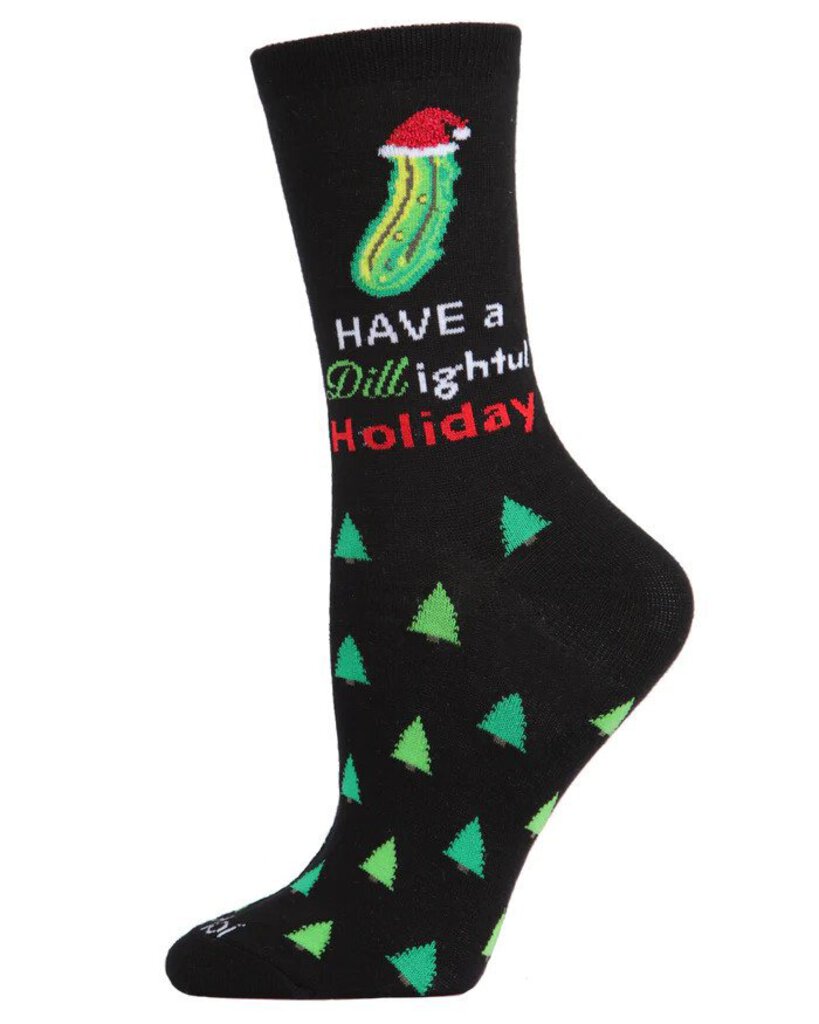 Memoi Socks - Men's Dill-Lightful Christmas Crew