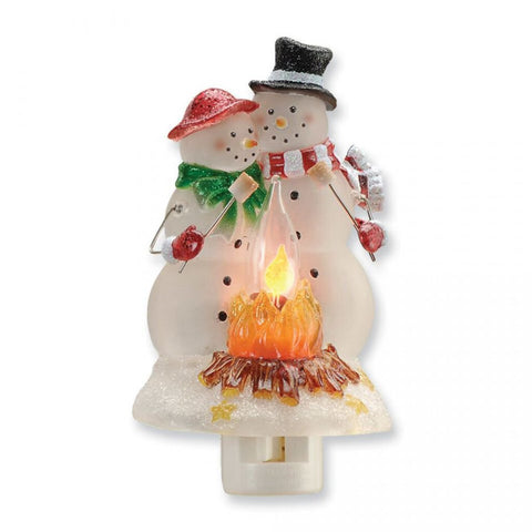 Roman Lights - Snowman Couple Night Light