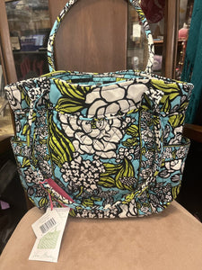 Island Blooms print Campus Tote