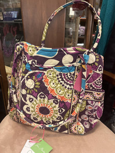 Plum Crazy print Campus Tote VB