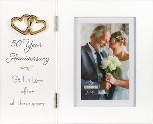 Malden International Designs - 50th Anniversary Photo Frame 4x6