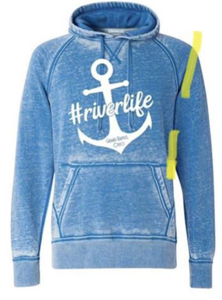 #RIVERLIFE Vintage Look Hoodie - Medium